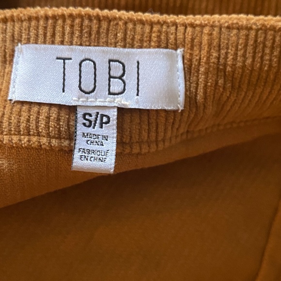 Tobi + Corduroy Skirt + Tan + Small - Picture 3 of 3